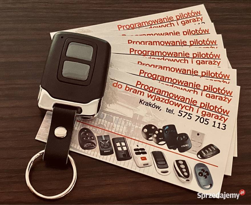 Elegancki pilot do bram MINI DTM System 43392MHz Ogrodzenia i bramy Kraków