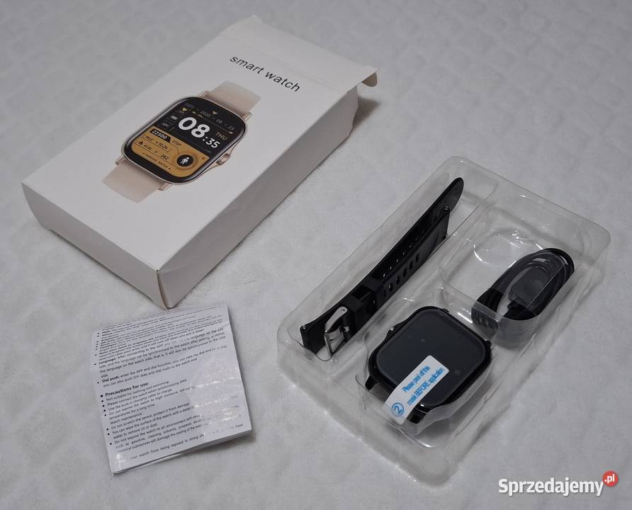 Zegarek smart watch GT20 czarny HryFine Elektronika Czeladź