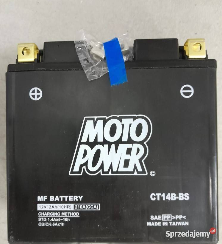 MotoPower CT14BBS YT14BBS 12V 12Ah 200A EN L dolnośląskie Wrocław