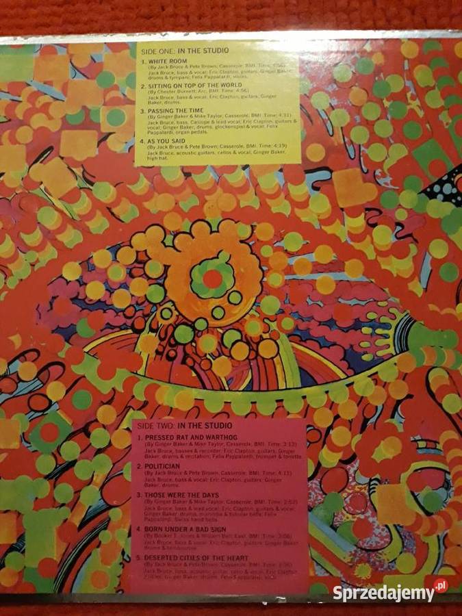 CREAM Wheels of Fire orginał 1968made in USA Rzeszów