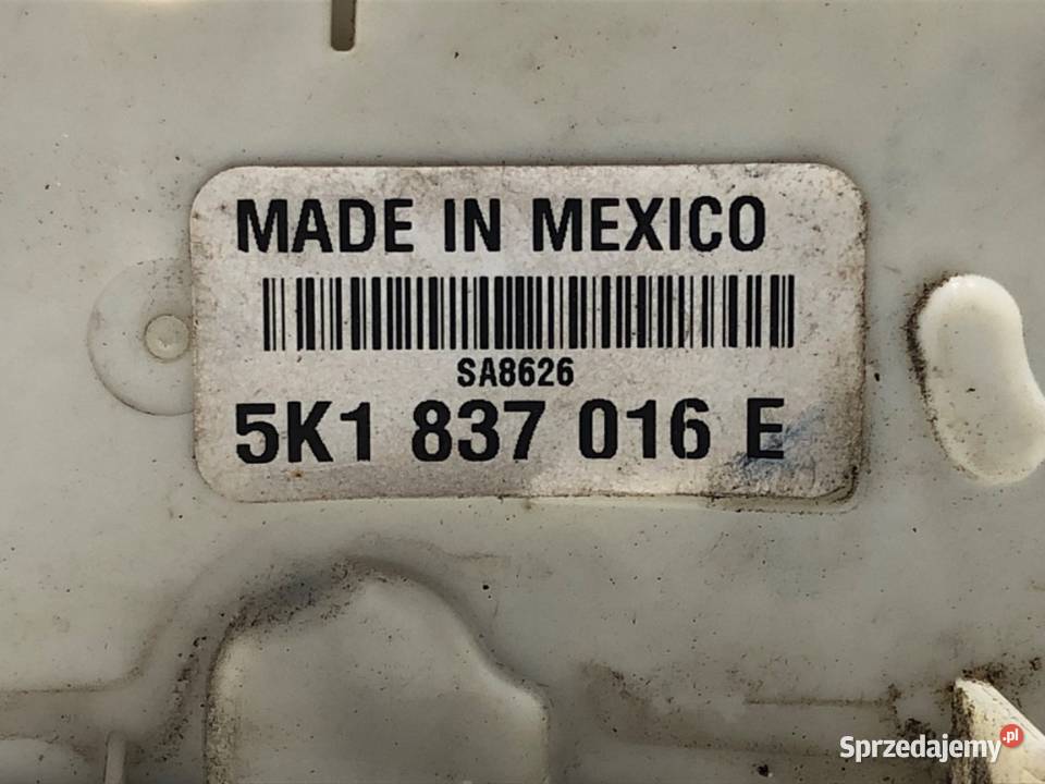 ZAMEK DRZWI PRAWY PRZÓD VW PASSAT B7 Części samochodowe