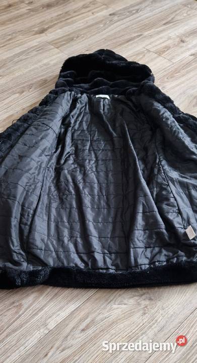 futro futerko płaszcz z futra z kapturem 36 S Kraków