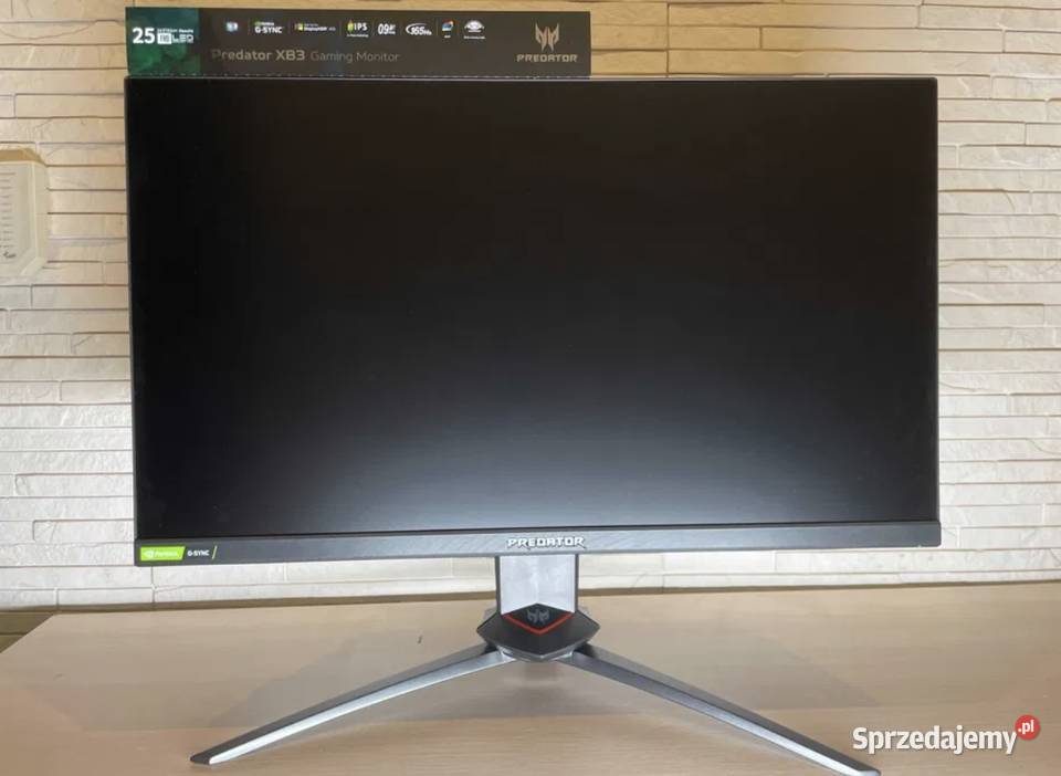 Monitor Acer Predator XB253Q 165Hz nie uzywany Kraków
