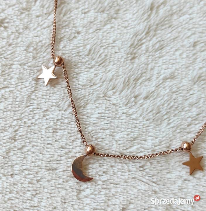 Nowy naszyjnik gwiazdy księżyce gwiazdki Szczecin
