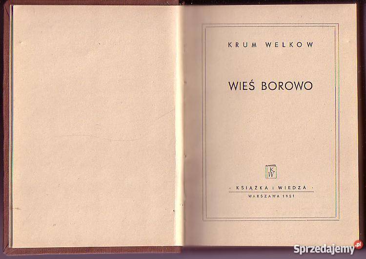 6174 WIEŚ BOROWO KRUM WELKOW małopolskie Czyrna