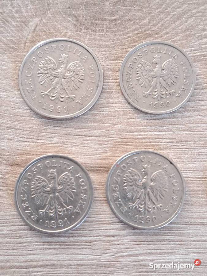 Stare monety obiegowe 1 1991 50gr 1990 5gr 1990 Radom