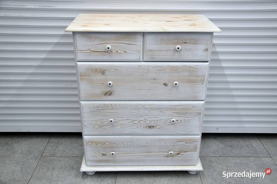 komoda z szufladami z drewna sosnowego nowa warmińsko-mazurskie Olsztyn