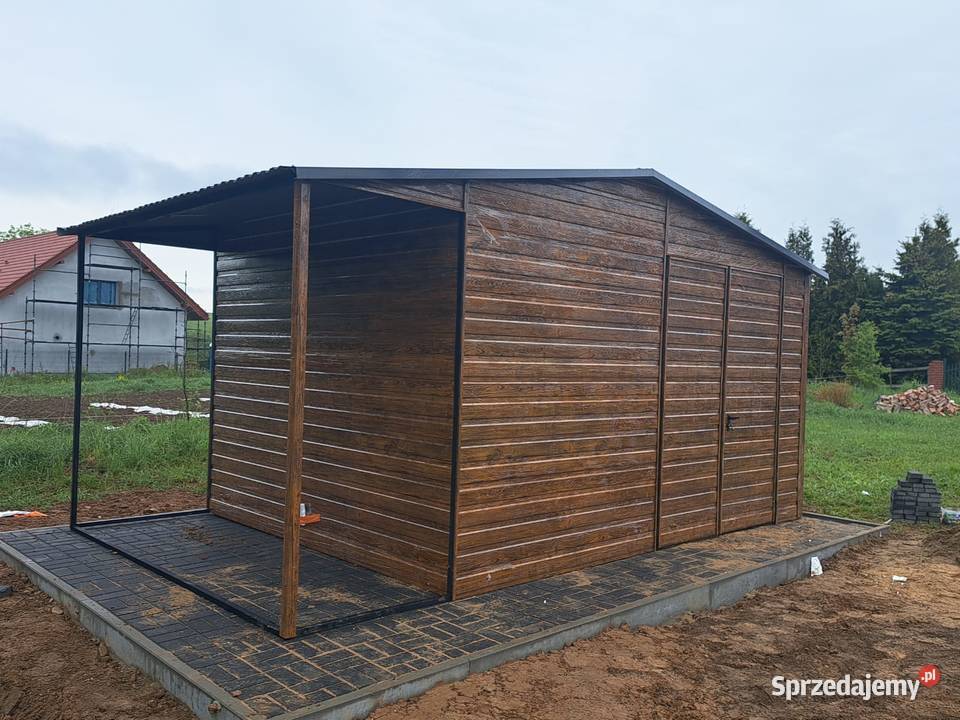 Wiata Narzędziowa Garaż Blaszany Schowek Altana Myślenice