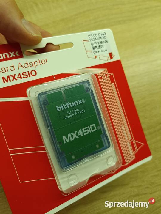 Spyro NFS GTA adapter MX4SIO niebieski microSD Pruszków