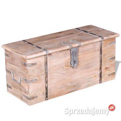 vidaXL Skrzynia z drewna akacjowego 2 244054 Warszawa
