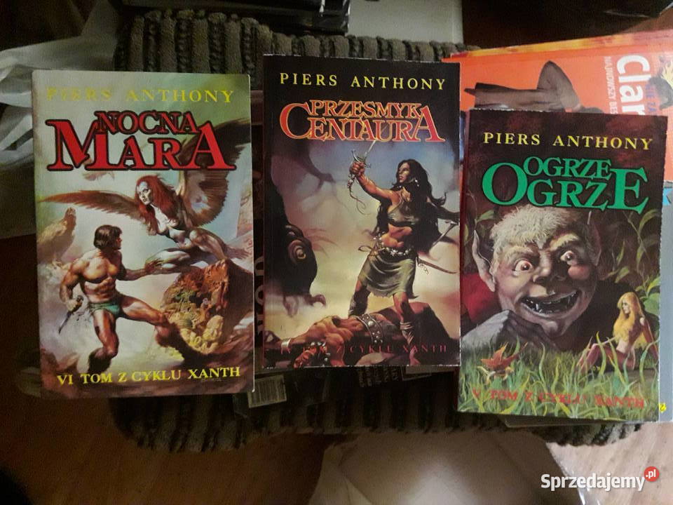 Piers Anthony Cykl Xanth 3 tomy Przesmyk Warszawa sprzedam