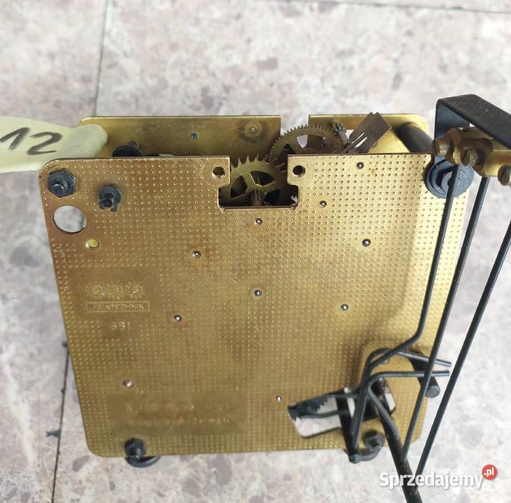 M212 Mechanizm starego zegara ściennego SBS pomorskie Tczew sprzedam