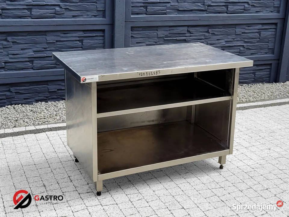 Stół gastronomiczny z półkami 1200x620x850 Ostrów Wielkopolski