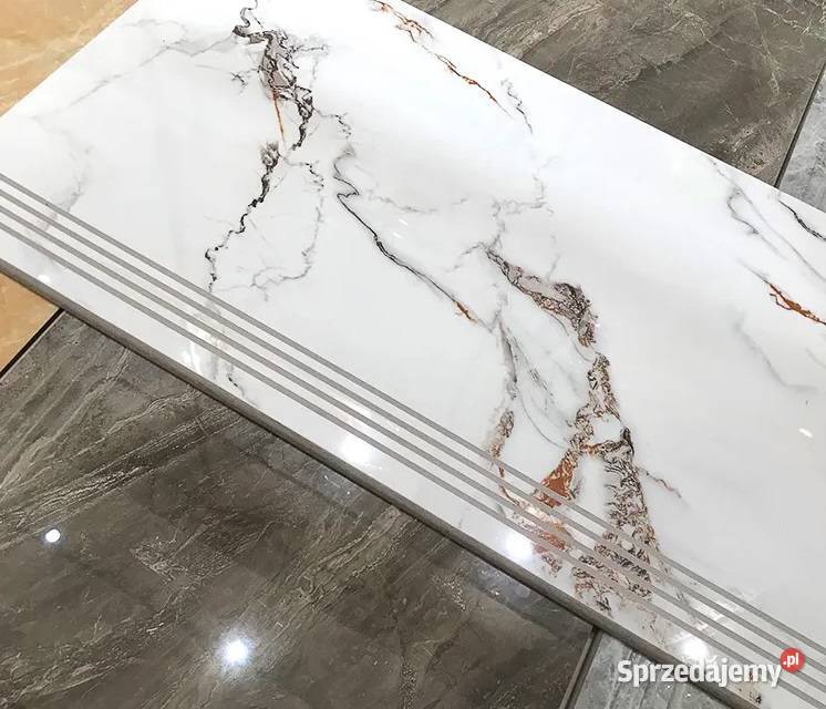Płytki na schody 100x30 MARMUR żyłka POŁYSK Łask