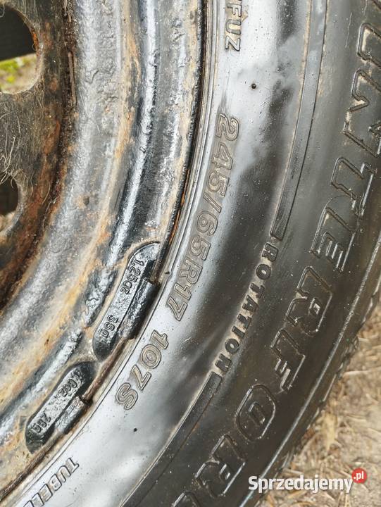 Koła Jeep 5x1143 opony 24565r17 komplet stalowe mazowieckie Płock sprzedam