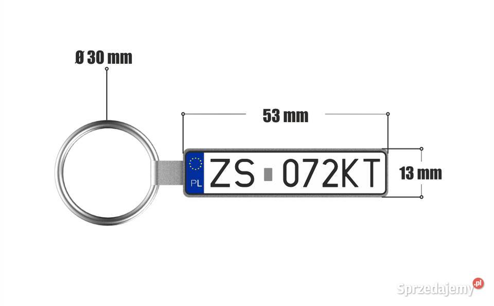 Breloczek personalizowany dowolne logo napis