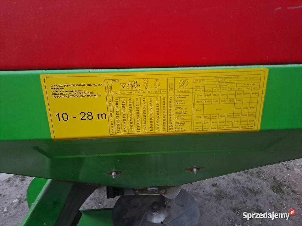 Rozsiewacz Do Nawozu Agromet Unia Brzeg MX 950 nieuszkodzony