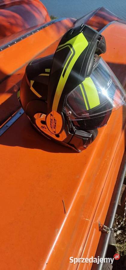 KASK szczękowy MOTOCYKLOWY 59 LS2 VALIANT CZYSTY śląskie