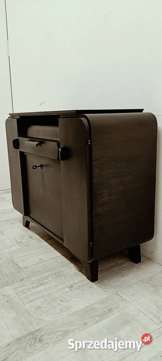 szafka komoda gramofon Halabala lata 60te design Radomsko