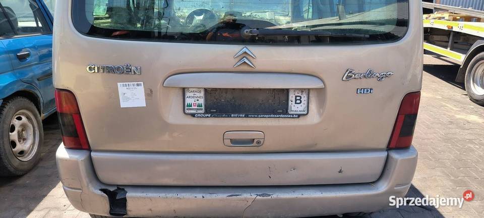 KLAPA CITROEN BERLINGO TYŁ Lipno