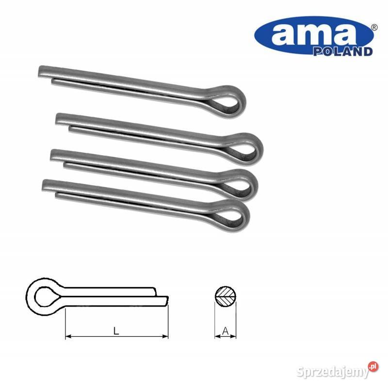 Zawleczki proste DIN94 3x50mm 04327 Kamionna