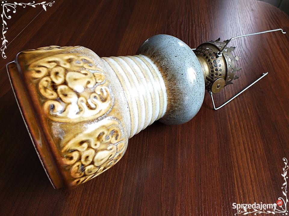 Stara lampa Mysłakowice Polam G10 Oprawa PRL lat Żary