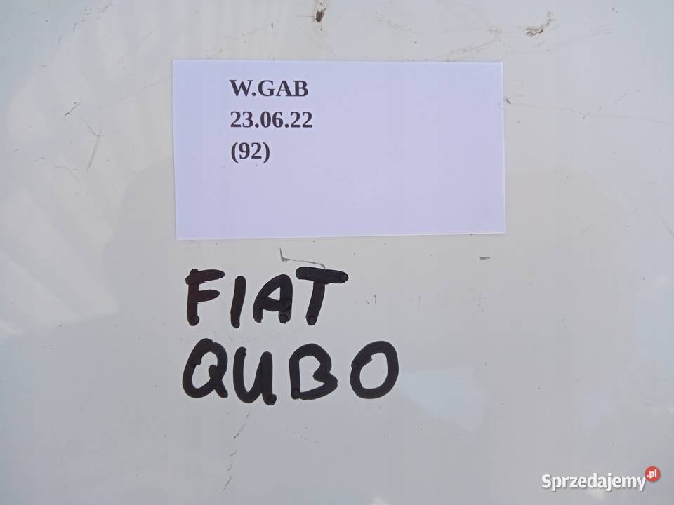 BŁOTNIK LEWY PRZÓD PRZEDNI FIAT QUBO wielkopolskie Nowy Tomyśl
