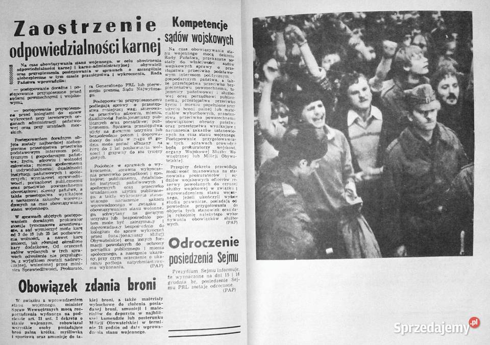 Noc generała Gabriel Meretik 13 grudzień 1981r Chełm
