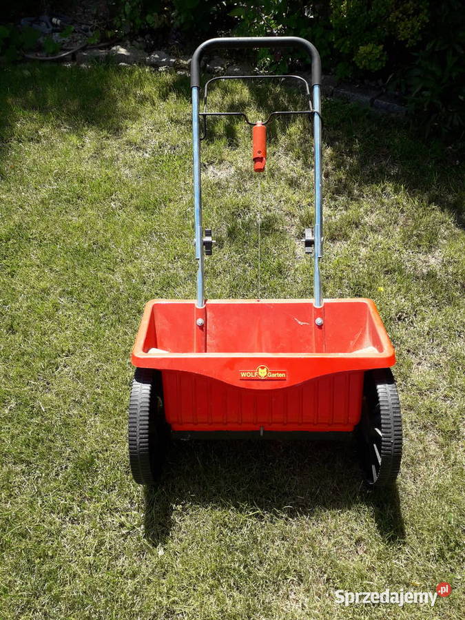 Siewnik Wolf Garten do trawy nawozu