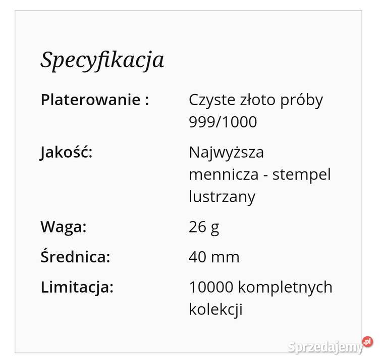 Moneta 85 rocznica zbrodni katyńskiej Bolesławiec sprzedam