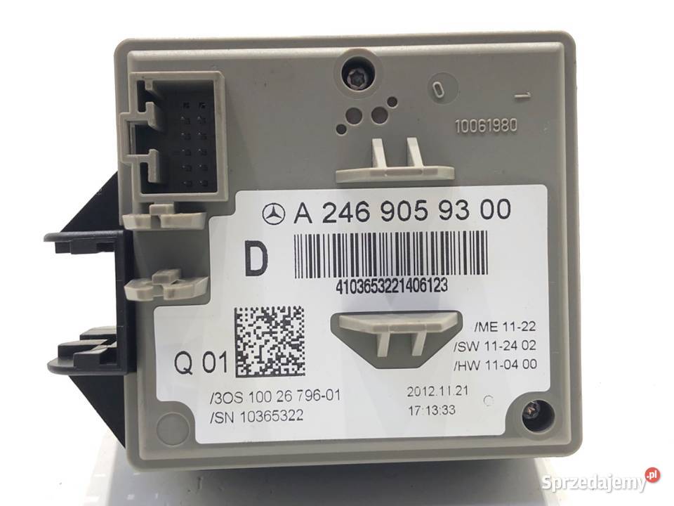 STACYJKA MERCEDES W176 A2469059300 16 122 1218 sprzedam