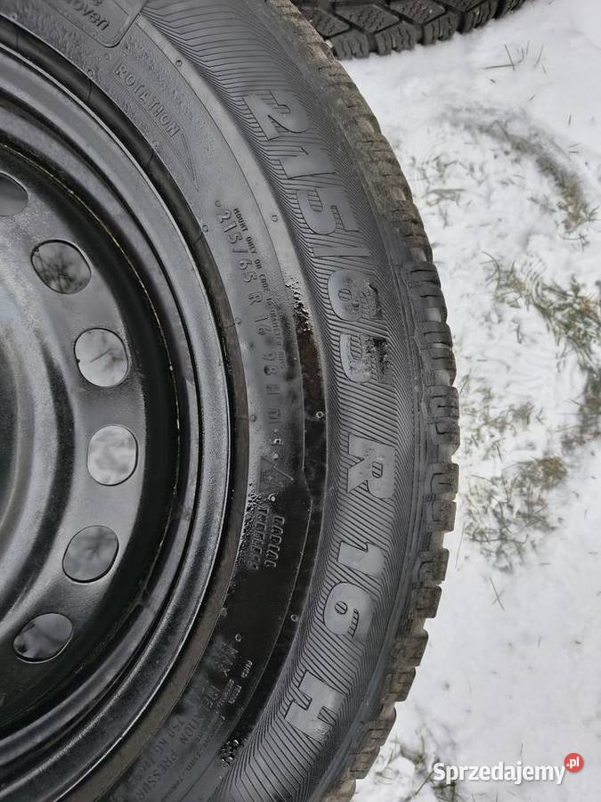 Felgi stalowe R16 Fiat 500X z oponami zimowymi Łańcut