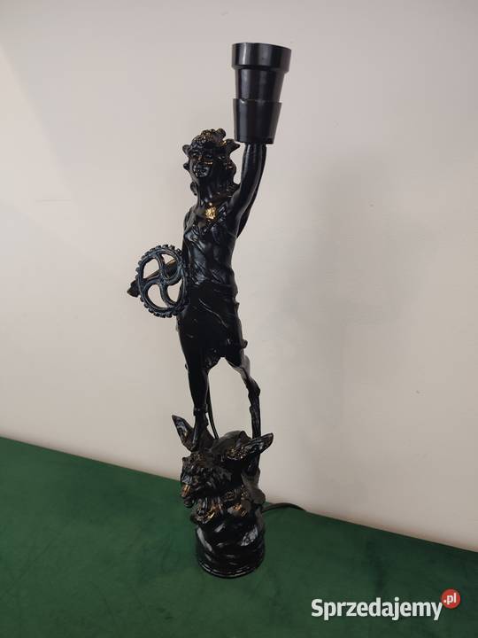 Piękna lampa figura postać kobiety Meble Łódź