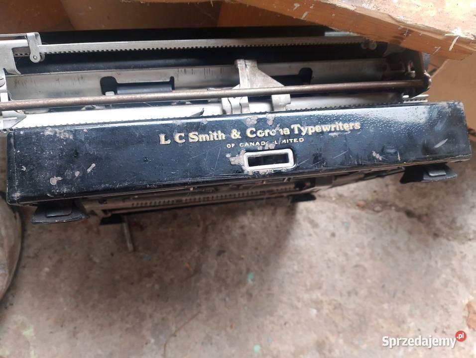 Stara maszyna do pisania CORONA małopolskie Kraków