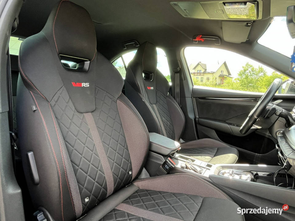 koda Octavia OCTAVIA RS DSG 20 TSI 245 IV 2020 biały świętokrzyskie Daleszyce