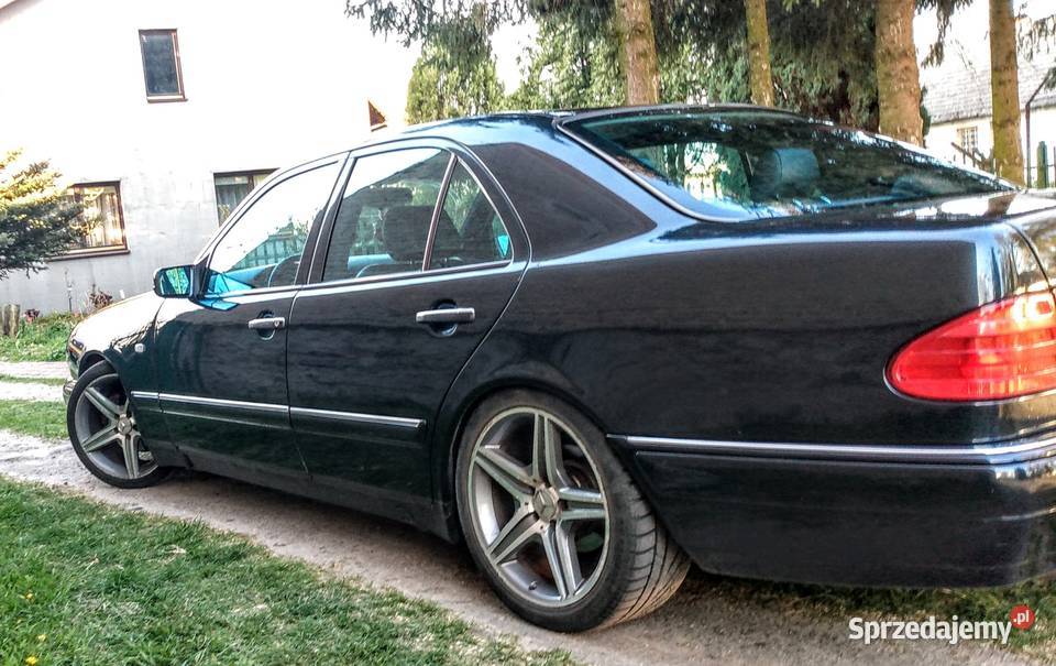 Piękny MercedesBenz w210Alu18 AMG LPG kurtyny powietrzne Grębów sprzedam