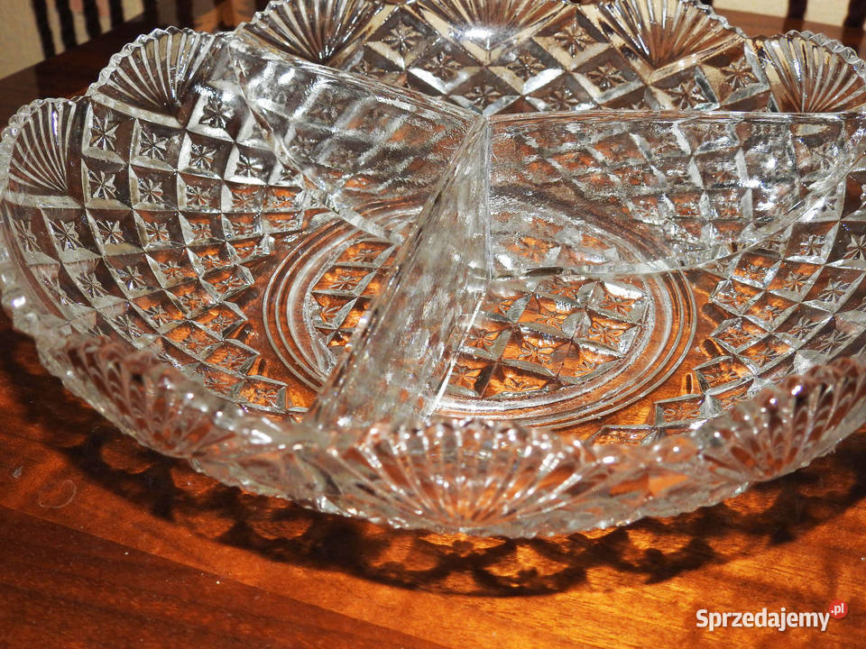 Salaterka szklana w stylu PRL 24 Przemyśl