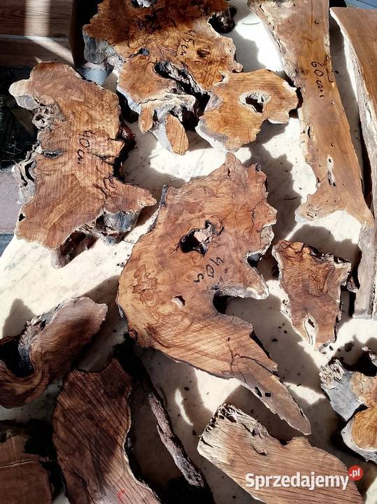 Drewno oliwne deski małe kawałki Nowy Tomyśl sprzedam
