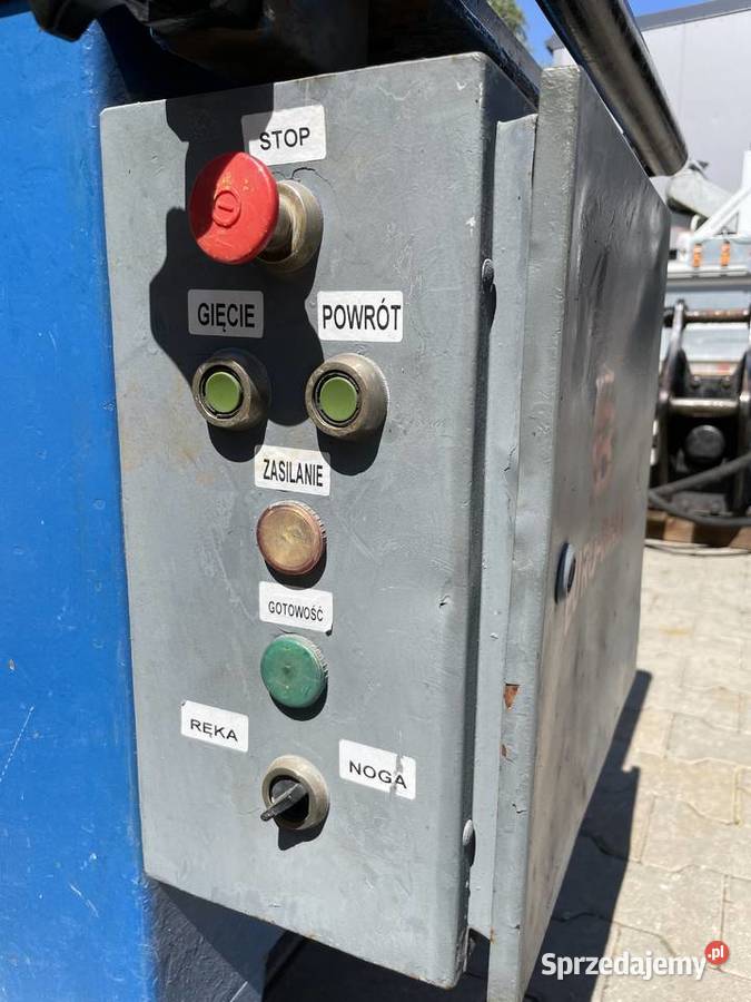 Giętarka mechaniczna ZREMB G340S do prętów Ślesin