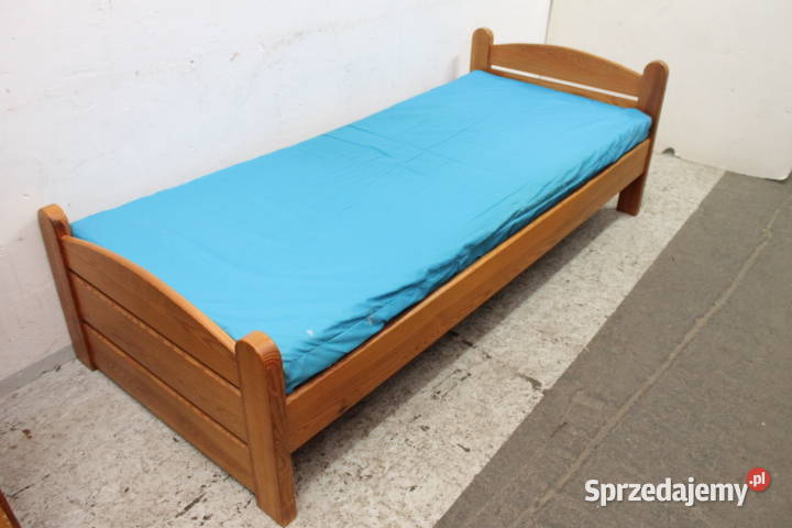 Łóżko sosnowe z materacem  ID 12500