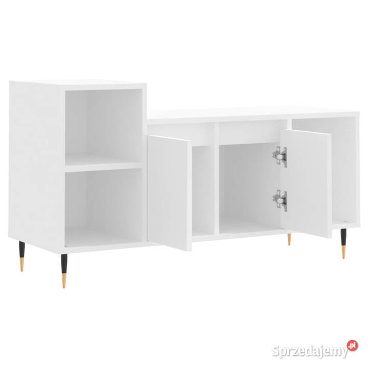 Szafka pod TV biała 100x35x55 materiał Warszawa