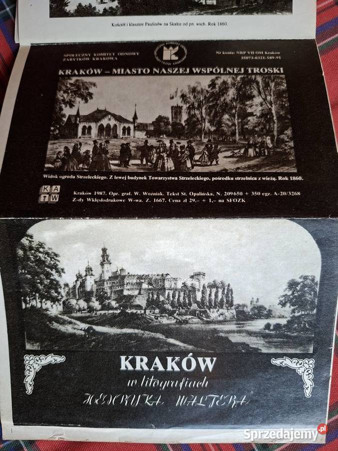 Kraków w litografiach Henryk Walter