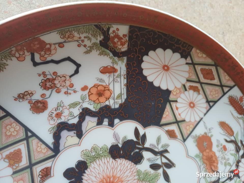 vintage talerz dekoracyjny