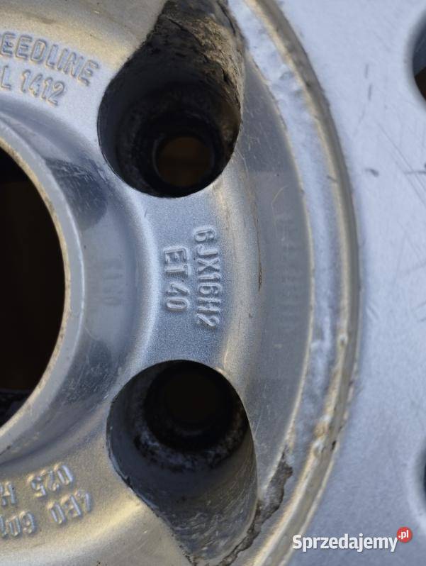 Felgi i opony zimowe Audi A4 b67 6Jx16 H2 ET 40 podkarpackie Baryczka