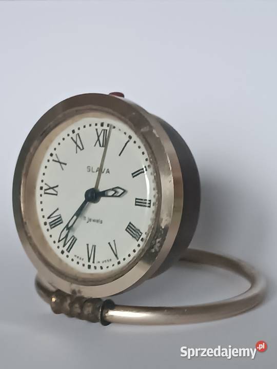 Zabytkowy budzik SLAVA ZSRR radziecki zegar sprzedam