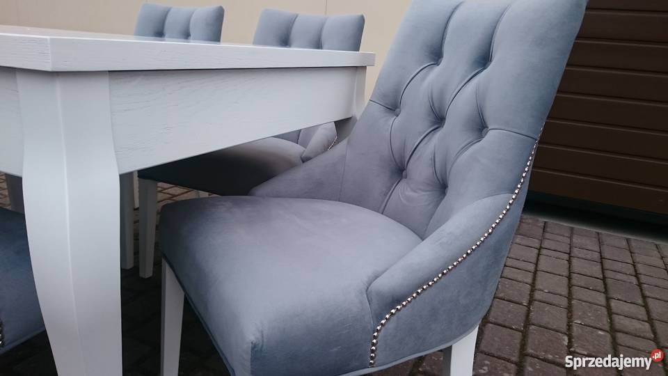 Nowoczesne krzesło do salonu glamour z kołatką Gorzów Wielkopolski