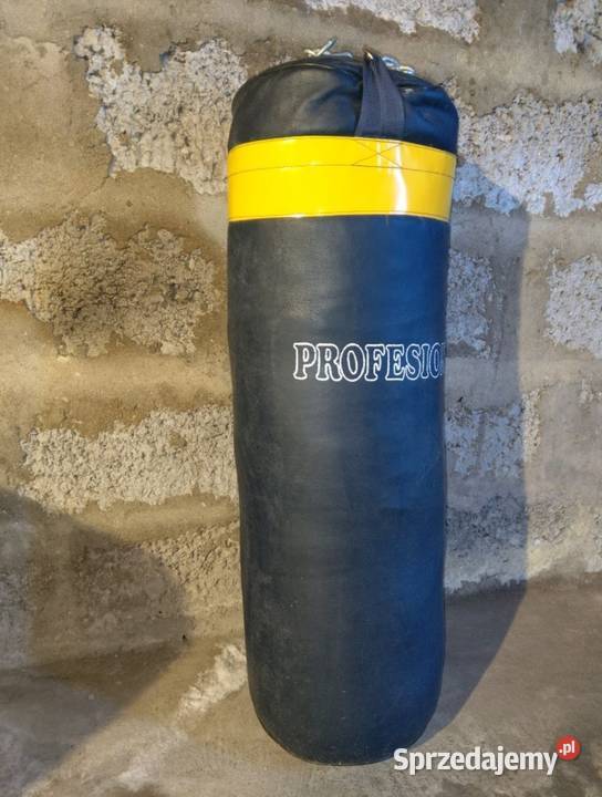 Worek bokserski skórzany skaj Professional wysokość 100 cm