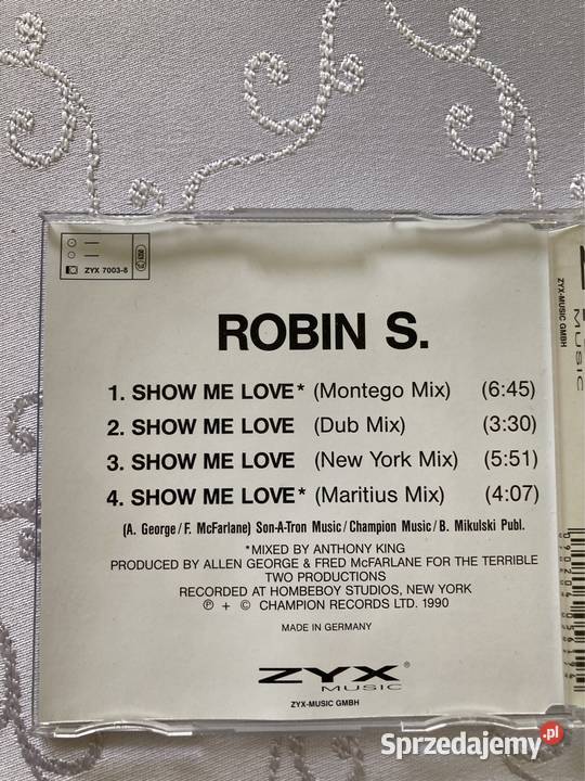 Płyta CD Single Robin S Schow Me Love Klasyka 1 płyta śląskie Czerwionka-Leszczyny