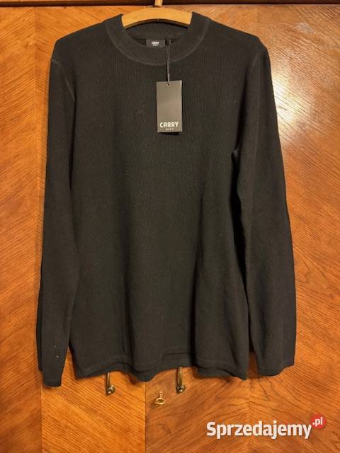 Sweter męski L Carry z bawełny nowy z metką śląskie Częstochowa
