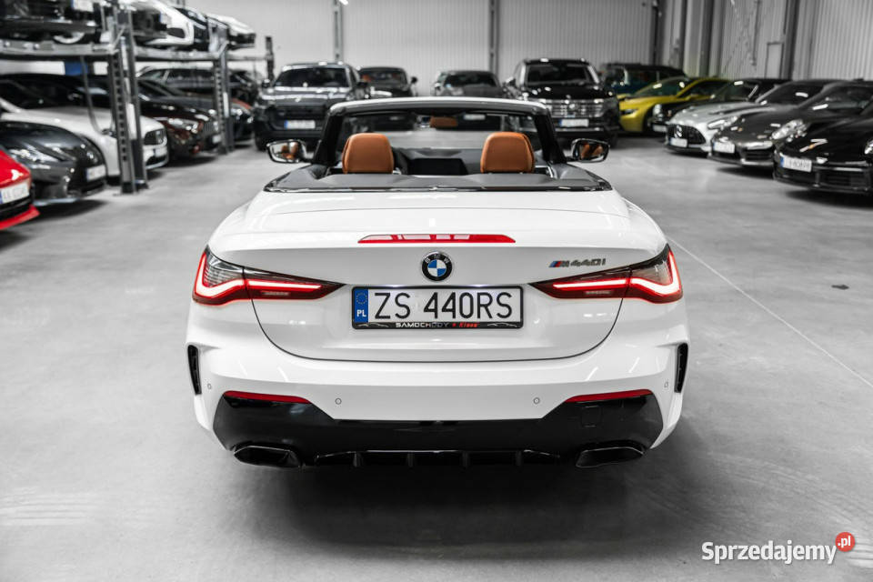 BMW 440 440i xDrive Cabrio Specyfikacja na 410 łopatki zmiany biegów Węgrzce sprzedam